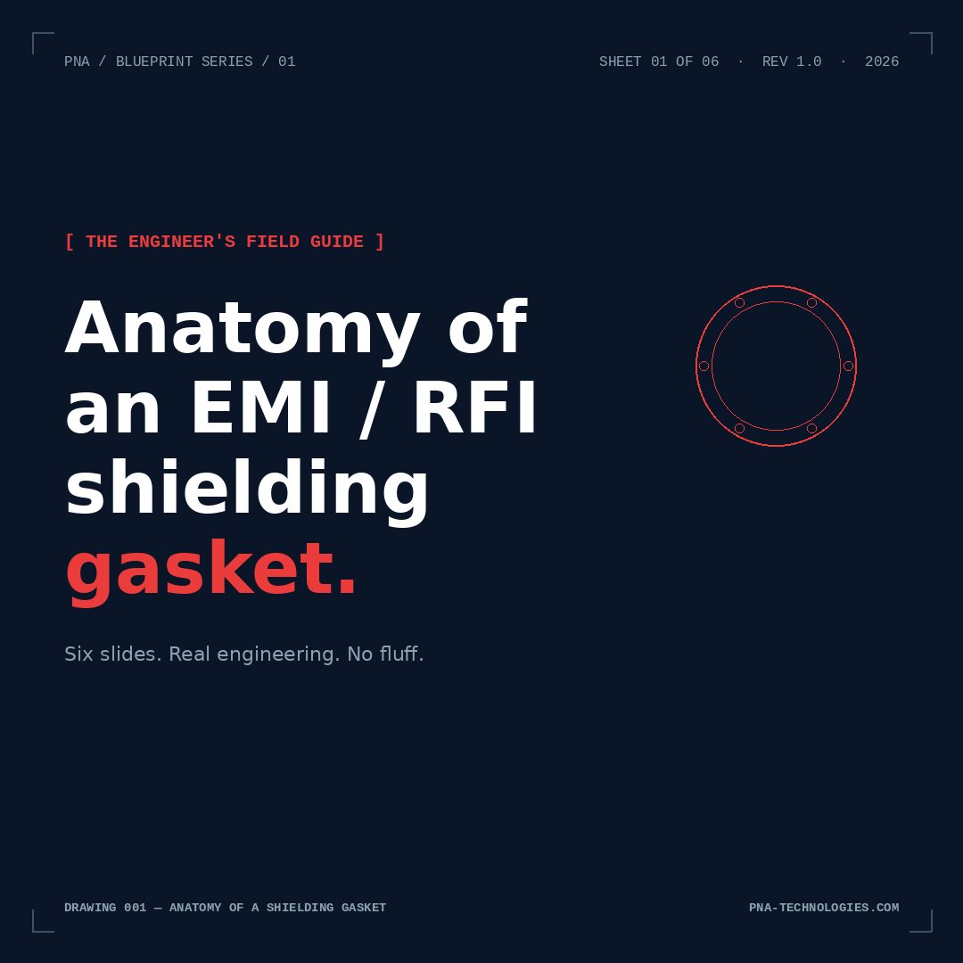 Carousel cover — Anatomy of an EMI/RFI shielding gasket
