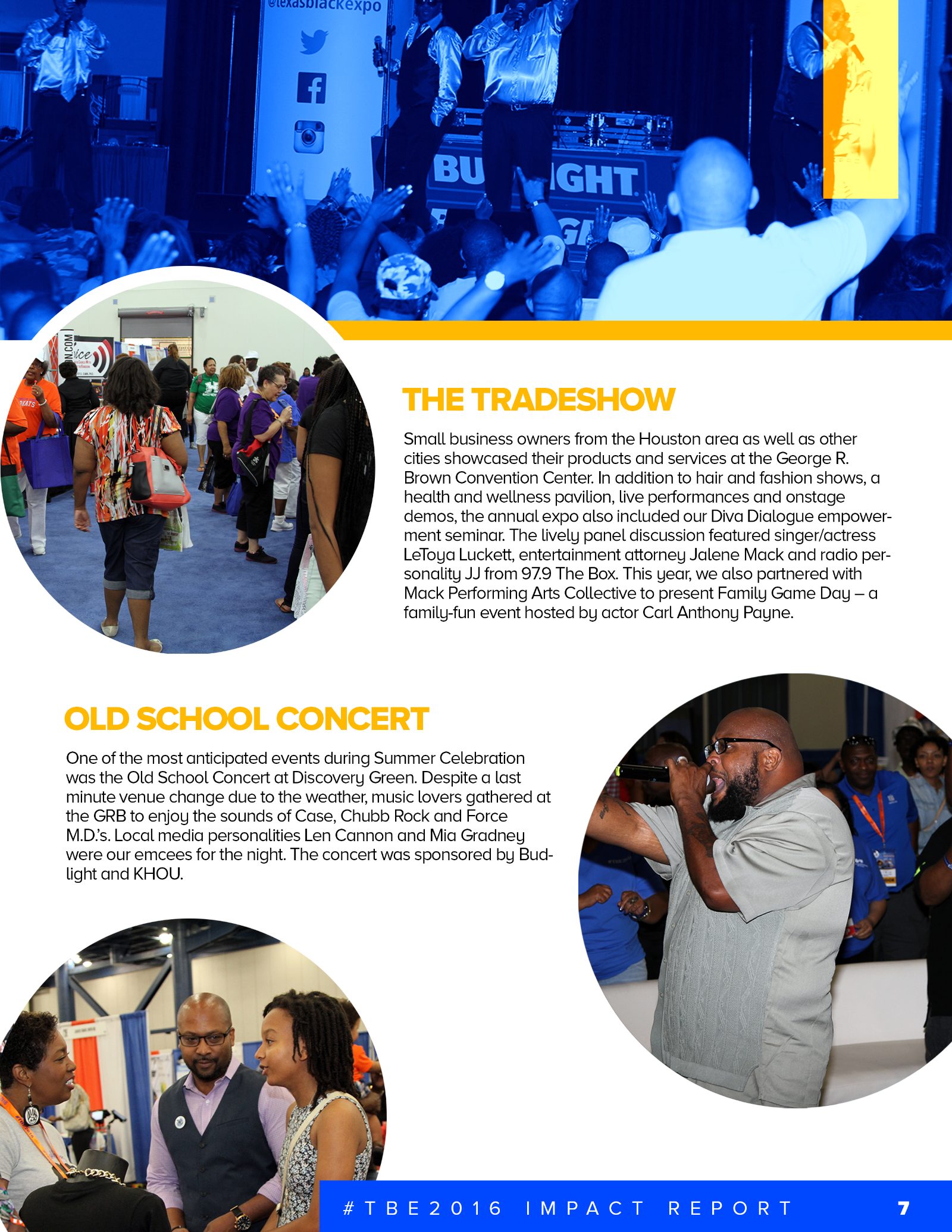 TBE impact report — tradeshow spread